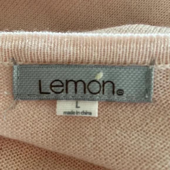 Lemon 🍋 | V-  Neck Long Sleeve Sweater - Picture 4 of 4